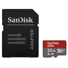 Sandisk 32GB SD micro ( SDHC Class 10) Ultra Android memória kártya adapterrel