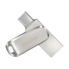 Sandisk 32GB USB3.1/Type-C Dual Drive Luxe Ezüst (186462) Flash Drive