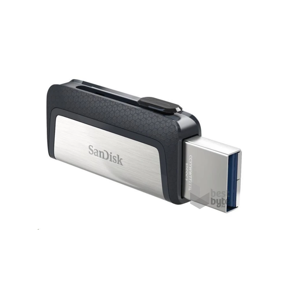 Sandisk 32GB USB3.0/Type-C Dual Drive Fekete-Ezüst (173337) Flash Drive