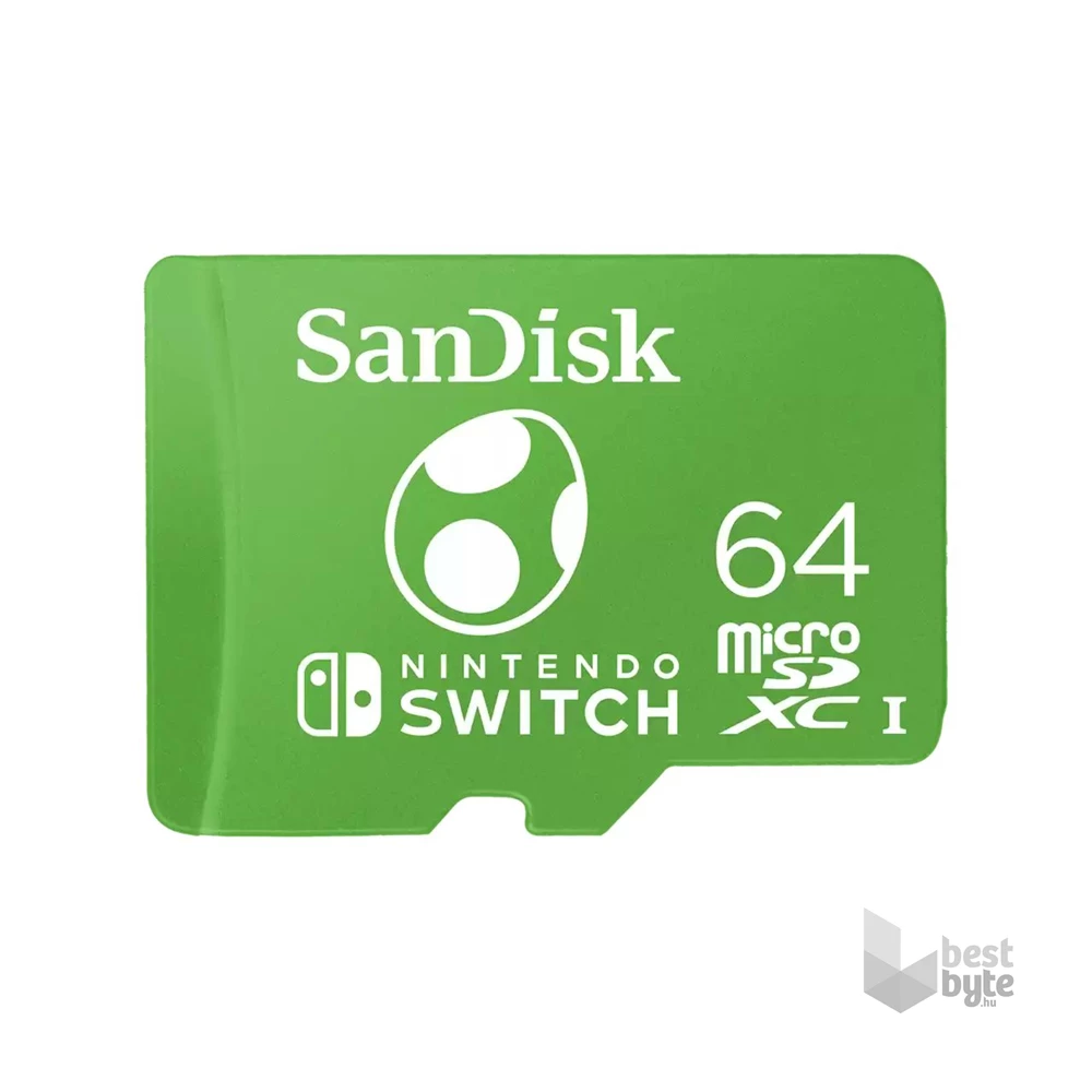 Sandisk 00220029 64B SD micro Nintendo Switch (SDXC Class 10 UHS-I) memóriakártya