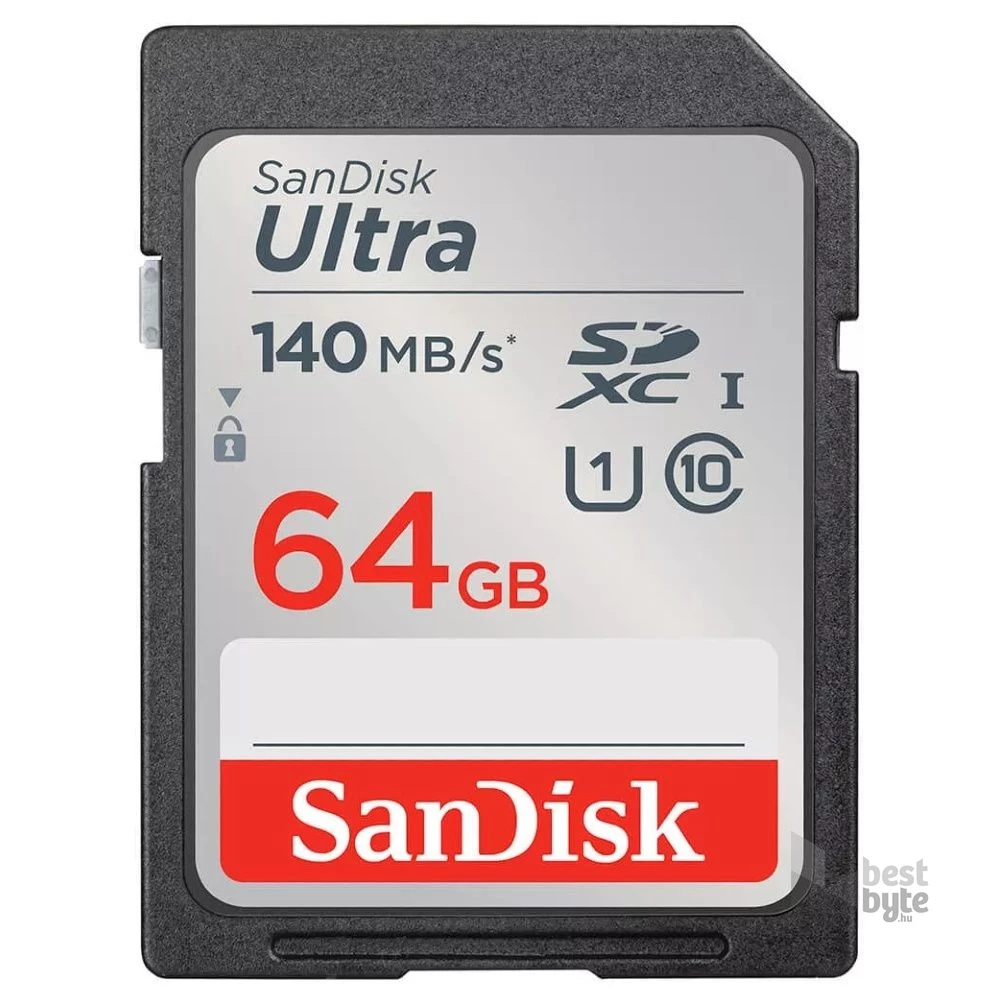 Sandisk 00215415 64GB SD Ultra (SDXC Class 10 UHS-I U1) memóriakártya