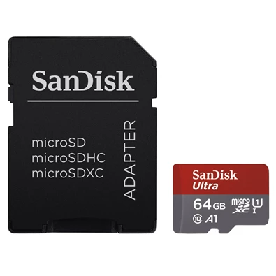 Sandisk 64GB SD micro ( SDXC Class 10) Ultra Android memória kártya adapterrel