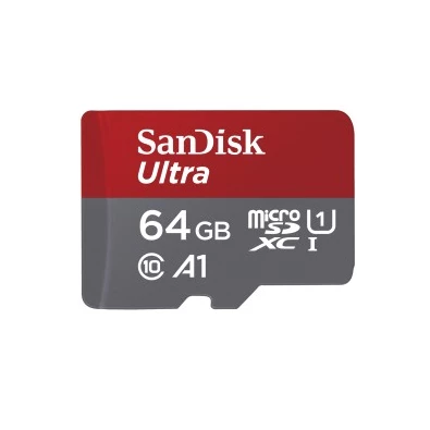 Sandisk 64GB SD micro ( SDXC Class 10) Ultra UHS-I A1 memória kártya