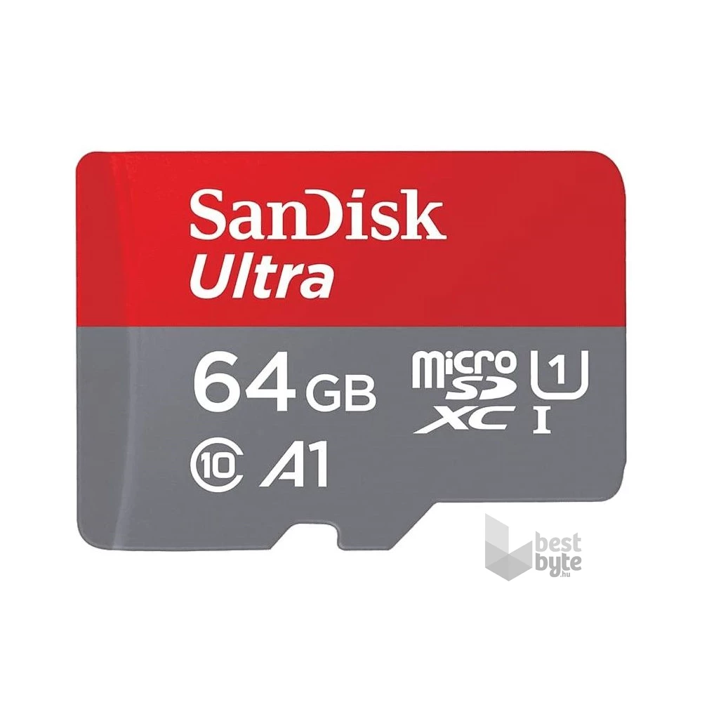 Sandisk 00215421 64GB SD micro Ultra Android (SDHC Class 10 UHS-I U1) memóriakártya