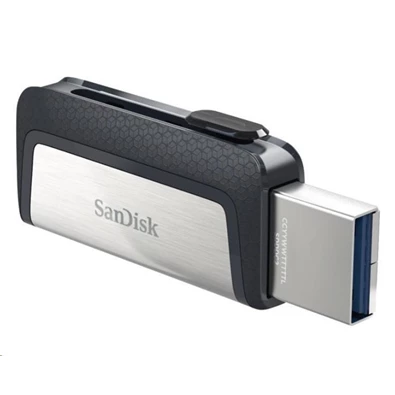 Sandisk 64GB USB3.0/Type-C Dual Drive Fekete-Ezüst (173338) Flash Drive