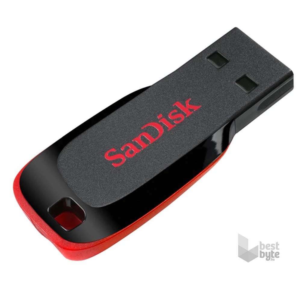 Sandisk 16GB USB2.0 Cruzer Blade Fekete-Piros (104336) Flash Drive