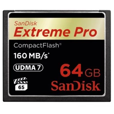 Sandisk 64GB Compact Flash Extreme Pro memória kártya