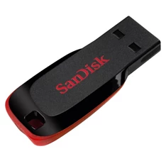 Sandisk 128GB USB2.0 Cruzer Blade Fekete-Piros (124043) Flash Drive