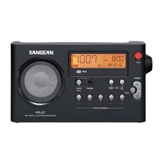 Sangean PR-D7PACKAGE B hordozható szintézeres AM/FM fekete táskarádió (Újracsomagolt) Sangean PR-D7PACKAGE B hordozható szintézeres AM/FM fekete táskarádió (Újracsomagolt)