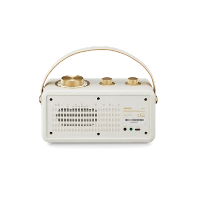 Sangean RA-101 I/G hordozható retro fehér Bluetooth/FM rádió