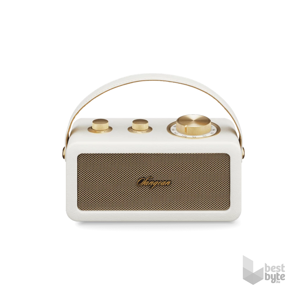 Sangean RA-101 I/G hordozható retro fehér Bluetooth/FM rádió