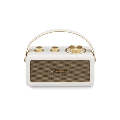 Sangean RA-101 I/G hordozható retro fehér Bluetooth/FM rádió