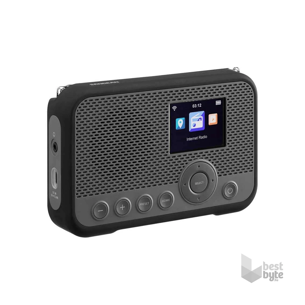 Sangean WFR-39 G/B FM-RDS/ DAB rádió/online zenei streaming internet rádió