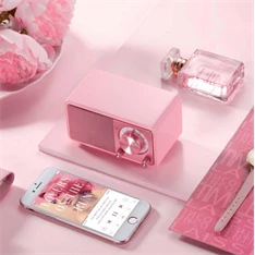 Sangean WR-7 Genuine Mini Bluetooth pink FM rádió
