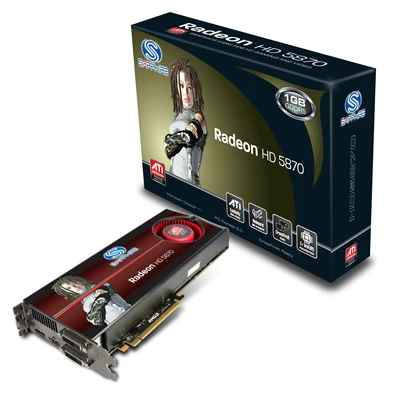 Sapphire ATI Rad. HD 5870 1G GDDR5 PCI-E Dual DVI-I / HDMI / DP FULL videokártya