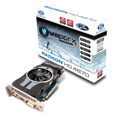 Sapphire ATI Rad. HD 4870 1G VAPOR-X GDDR5 PCI-E  HDMI / DVI-I / VGA (ROHS) LITE videokártya