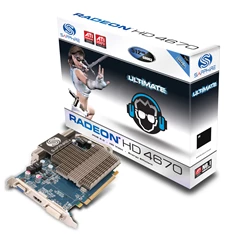 Sapphire ATI Rad. HD 4670 512M Ultimate GDDR3 PCI-E HDMI / DVI-I / VGA LITE videokártya