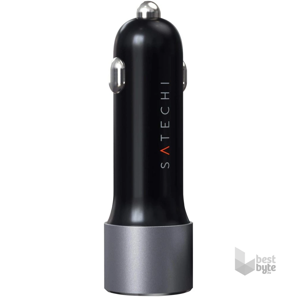 Satechi ST-TCPDCCM 72W USB/Type-C asztroszürke autós töltő