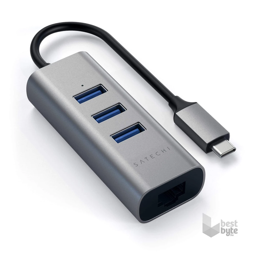 Satechi ST-TC2N1USB31AM Aluminium Type-C asztroszürke HUB