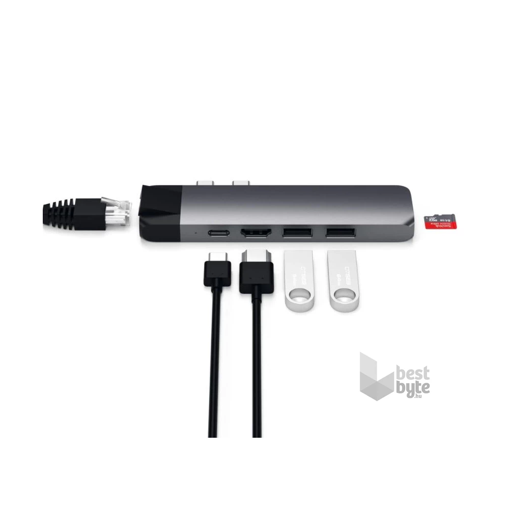 Satechi ST-TCPHEM Aluminium PRO Type-C 4K HDMI asztroszürke HUB
