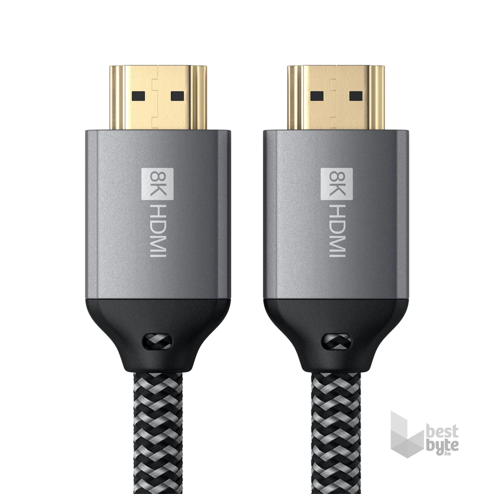 Satechi ST-8KHC2MM 2m 8K HDMI fekete kábel