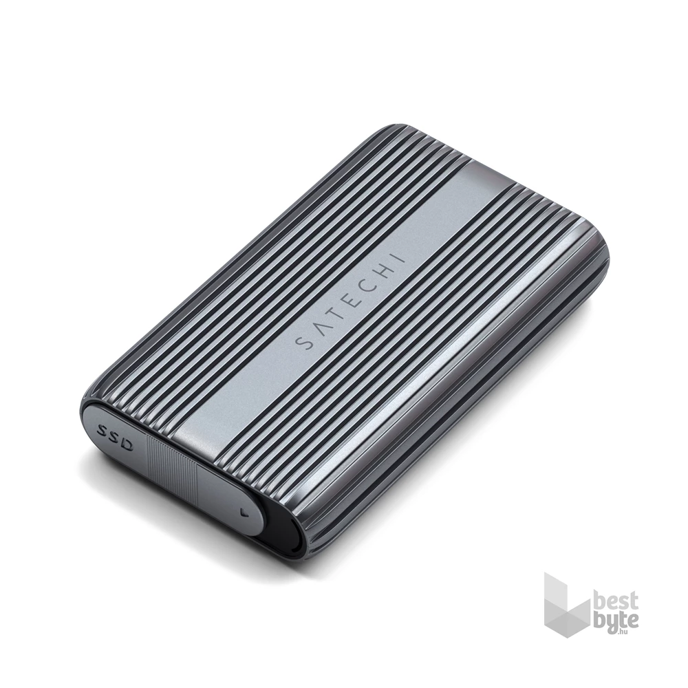 Satechi ST-EU4NPM USB 4 szürke NVMe SSD ház