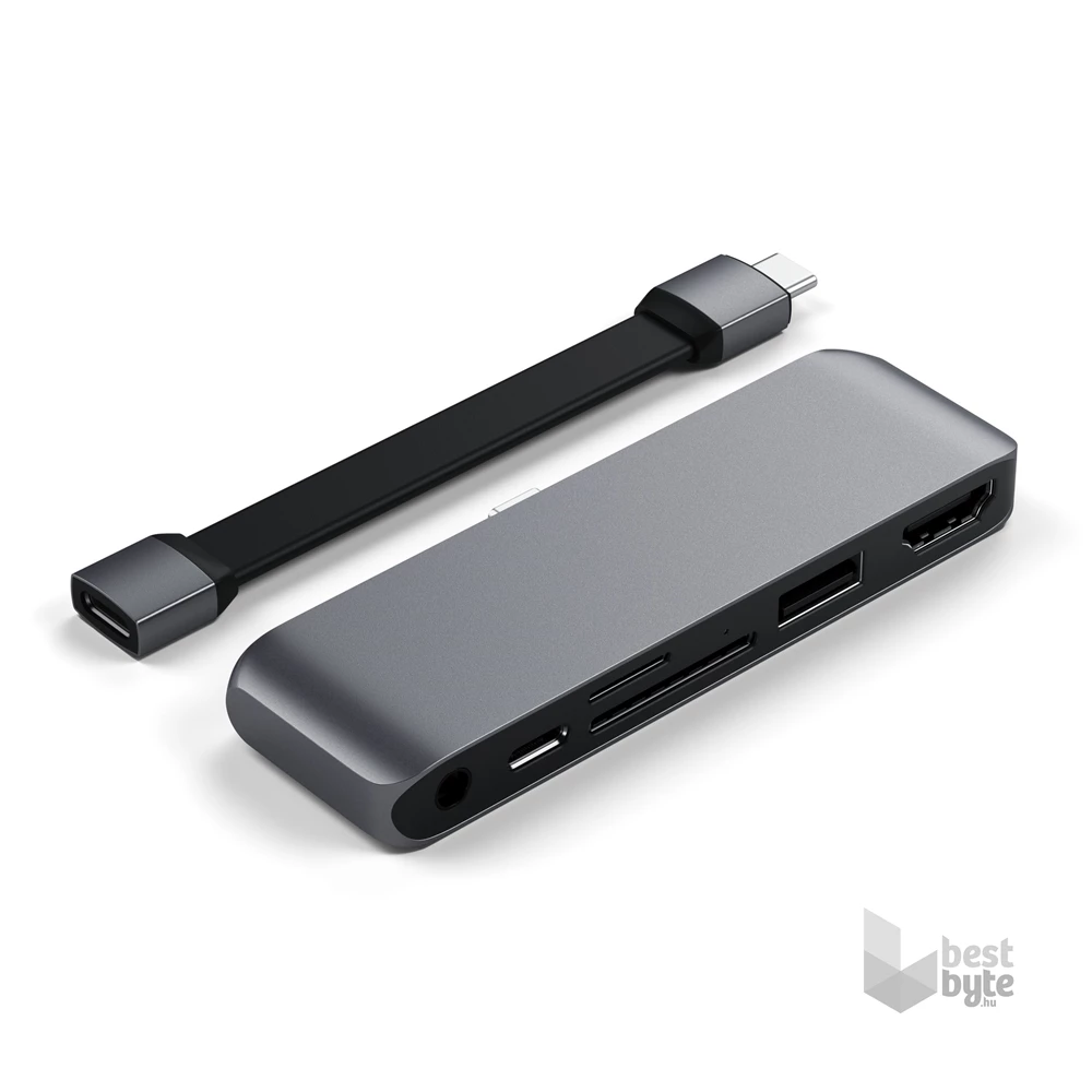 Satechi ST-MPHSDM Mobile Pro Type-C szürke HUB
