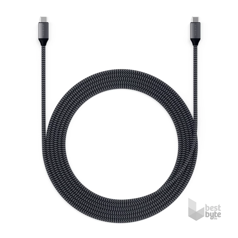 Satechi ST-TCC2MM 2m 100W Type-C szürke kábel