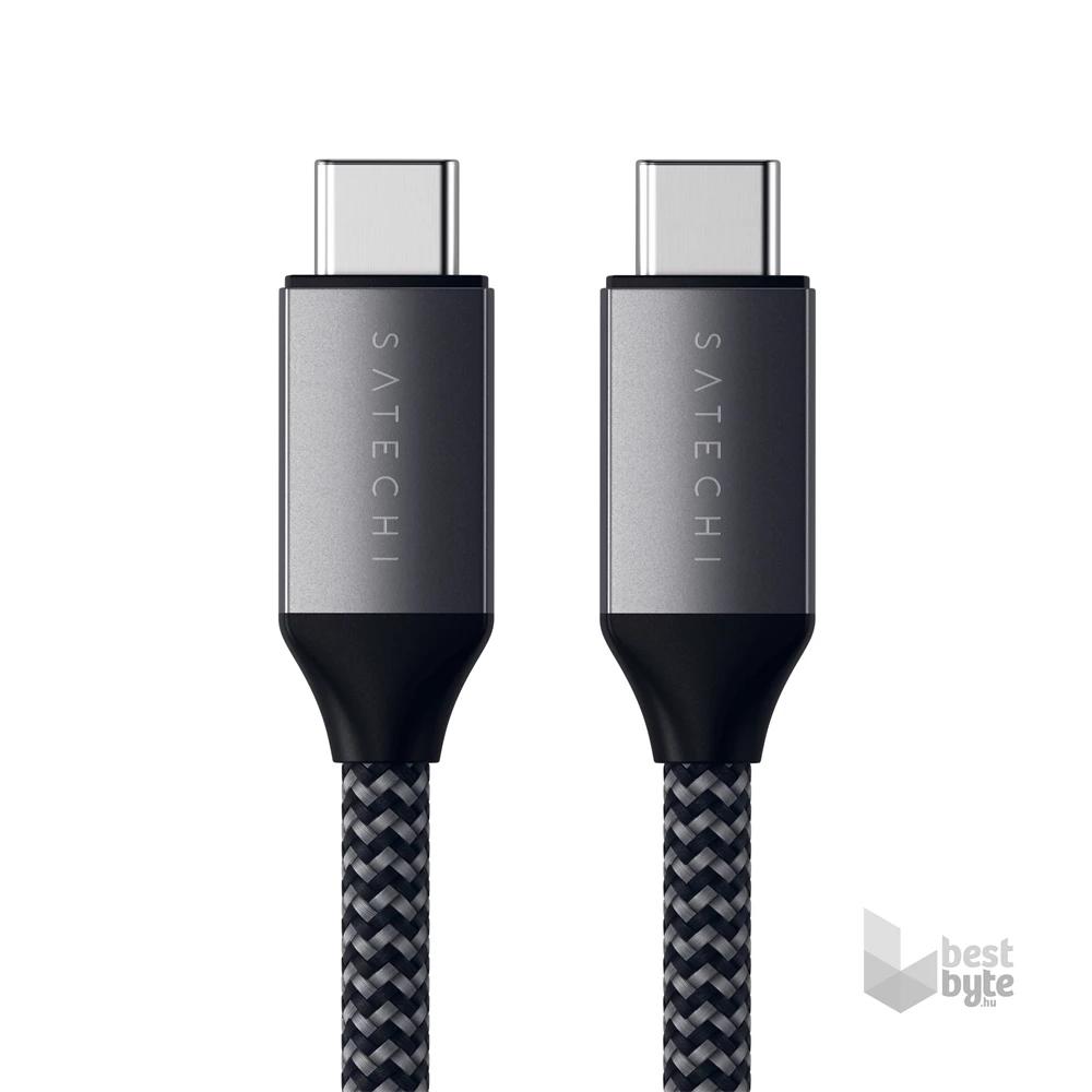 Satechi ST-TCC2MM 2m 100W Type-C szürke kábel