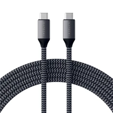 Satechi ST-TCC2MM 2m 100W Type-C szürke kábel