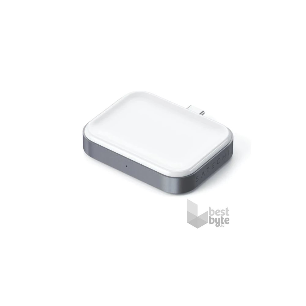 Satechi ST-TCWCDM Type-C AirPods/AirPods Pro asztroszürke vezeték nélküli töltő