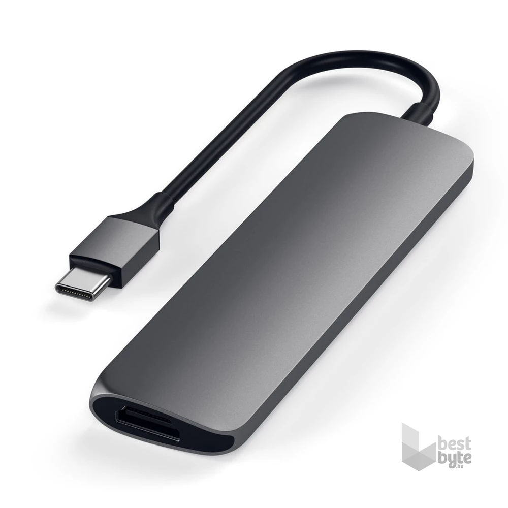 Satechi ST-SCMA2M Slim V2 Type-C asztroszürke HUB