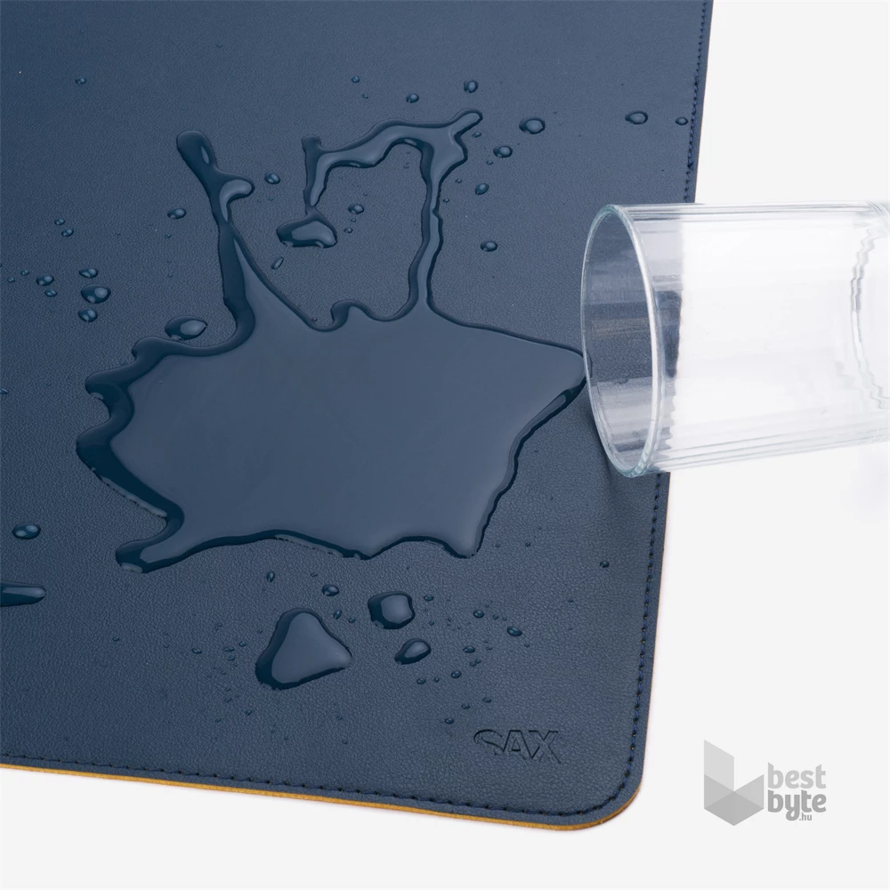 Sax műbőr kétoldalas kék-sárga íróasztal alátét