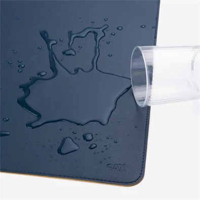 Sax műbőr kétoldalas kék-sárga íróasztal alátét