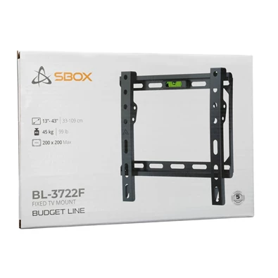Sbox BL-3722F 43" VESA 200x200 fix fali konzol