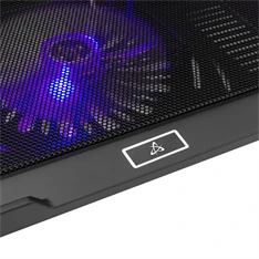Sbox CP-19 fekete notebook hűtő