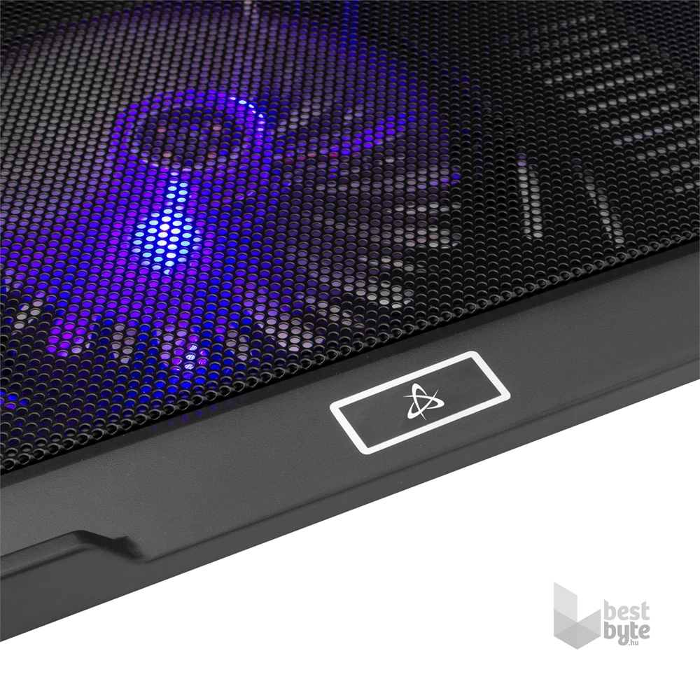 Sbox CP-19 fekete notebook hűtő