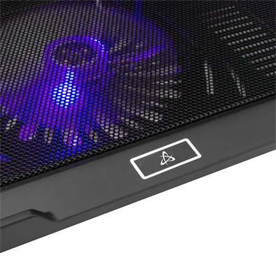 Sbox CP-19 fekete notebook hűtő
