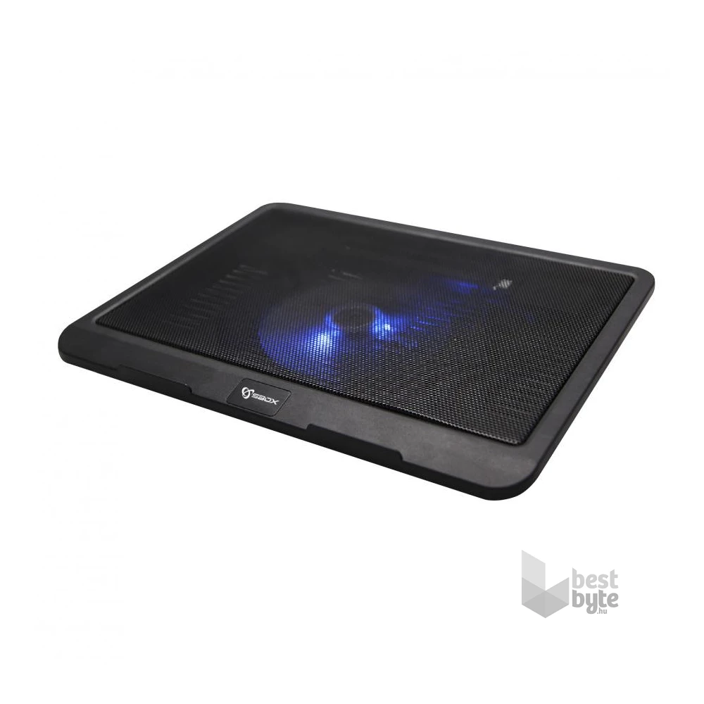 Sbox CP-19 fekete notebook hűtő
