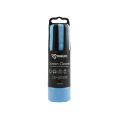 Sbox CS-5005B tisztító folyadék (150ml) + kék mikroszálas kendő