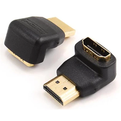 Sbox HDMI - HDMI M/F 90° adapter