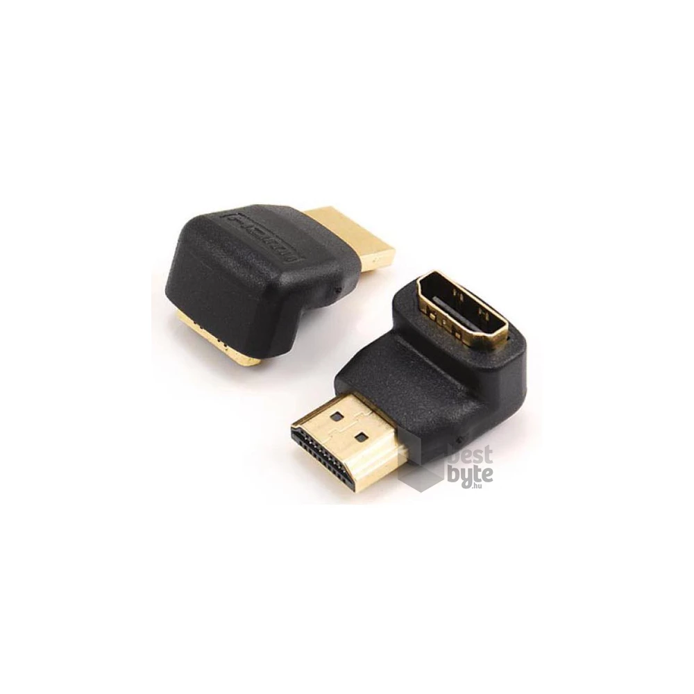 Sbox AD.HDMI-F/M-90/R HDMI - HDMI M/F 90° adapter