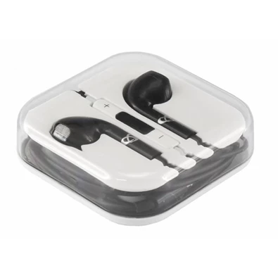 Sbox IEP-204B fekete mikrofonos fülhallgató