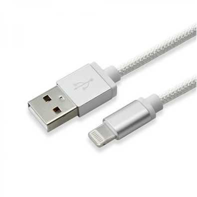 Sbox IPH7S USB-iPhone 7 Lightning 1,5m ezüst töltőkábel