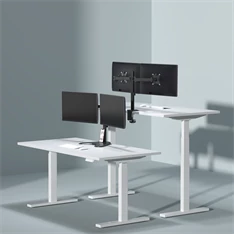 Sbox LCD-352/2-2 17"-32" dönthető, forgatható asztali dual monitor tartó konzol