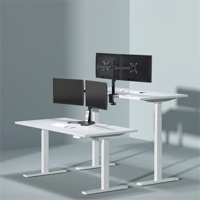 Sbox LCD-352/2-2 17"-32" dönthető, forgatható asztali dual monitor tartó konzol