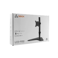 Sbox LCD-F012-2 17"-32" dönthető, forgatható asztali monitor tartó konzol