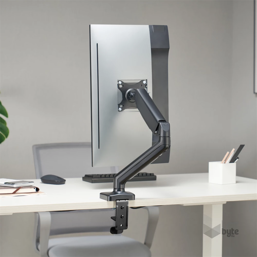 Sbox LCD-S012-2 17"-32" dönthető, forgatható asztali monitor tartó konzol