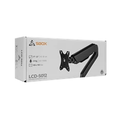 Sbox LCD-S012-2 17"-32" dönthető, forgatható asztali monitor tartó konzol