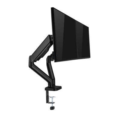 Sbox LCD-S024-2 17"-32" dönthető, forgatható asztali dual monitor tartó konzol